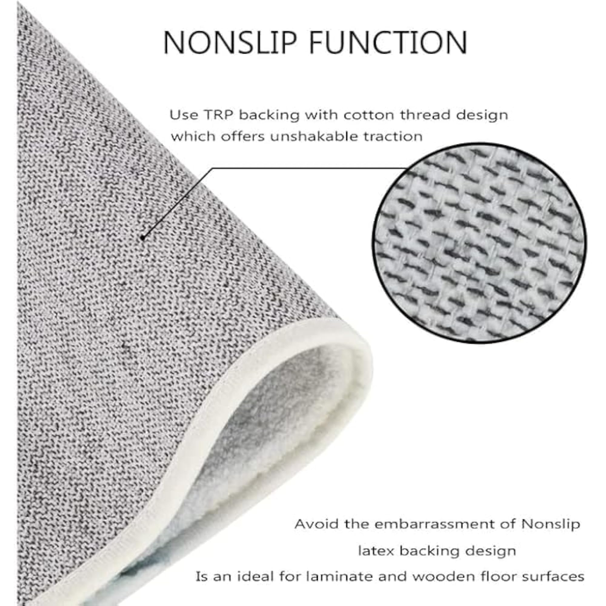 Quick Drying Dish Drying Mat, Super Absorbent Kitchen Rug